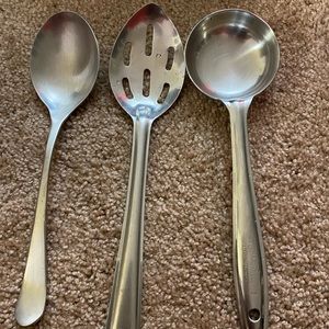 Stainless steel assorted spatulas